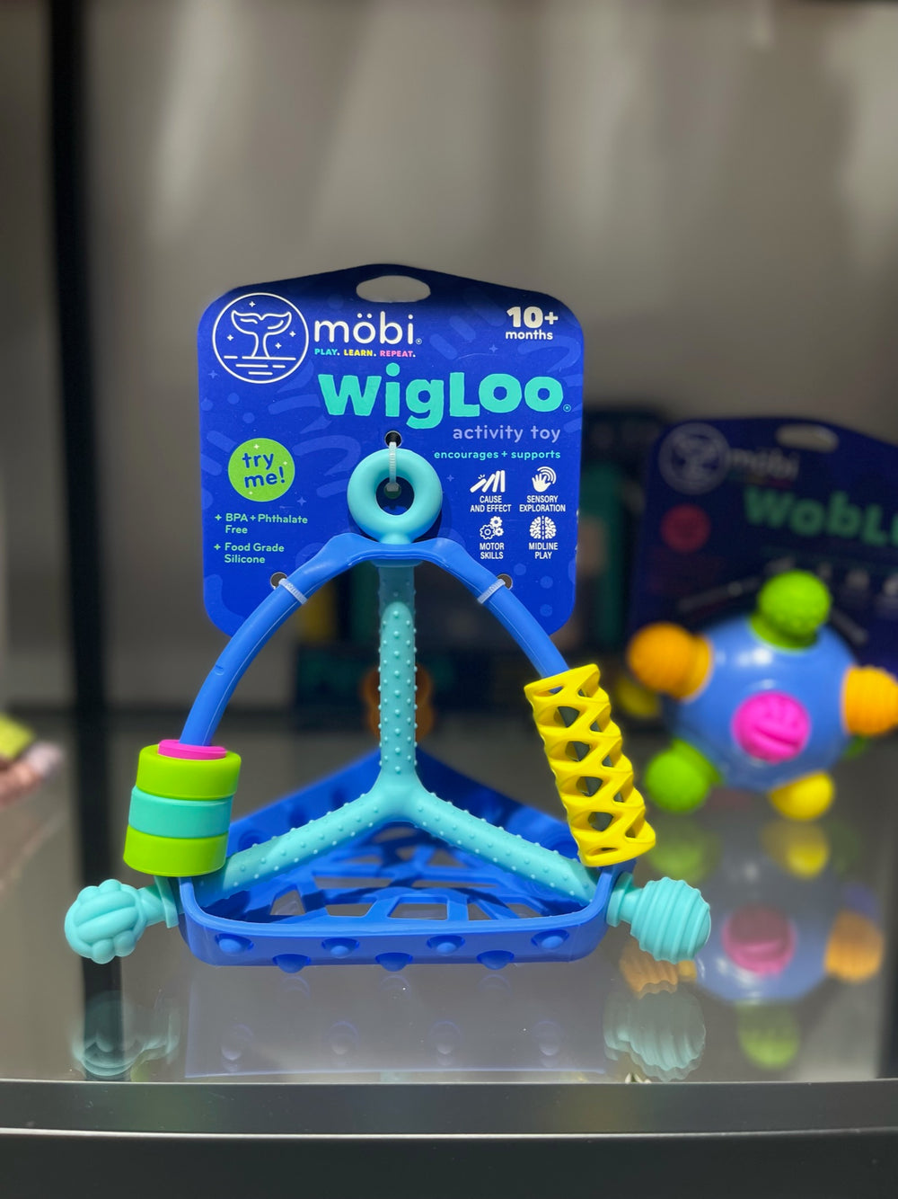 Senzorická hračka – Pyramida Wigloo