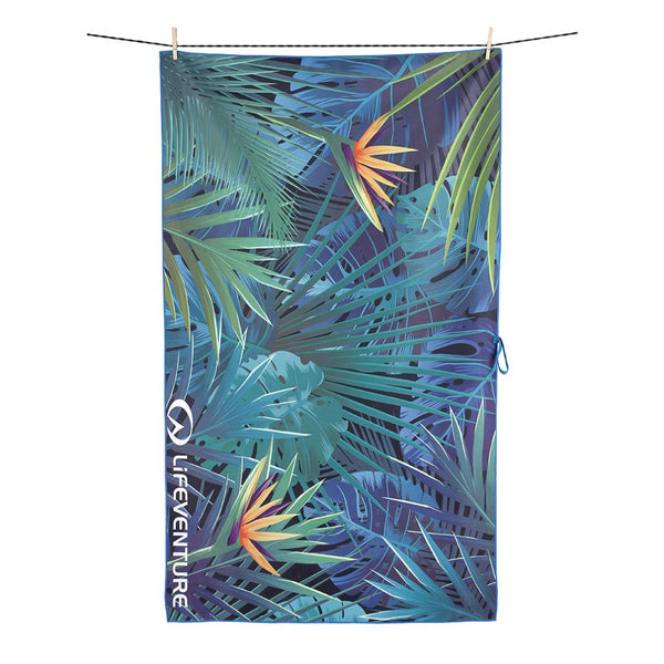 Rychleschnoucí ručník SoftFibre – Tropical 150 x 90 cm