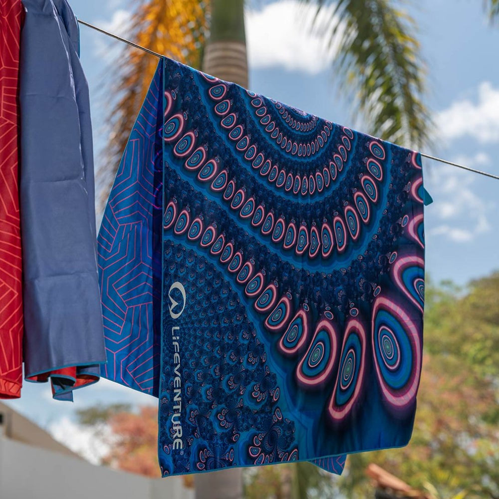 Rychleschnoucí ručník SoftFibre Recycled – Andaman 150 x 90 cm