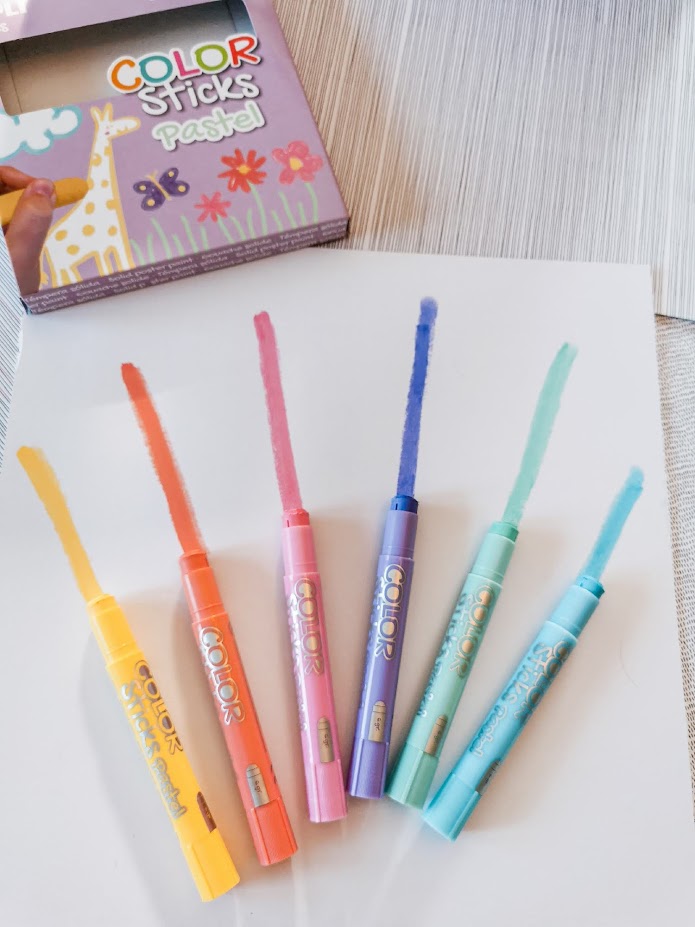 Farben in Stiftform – 6 Pastellfarben - Tublu.de