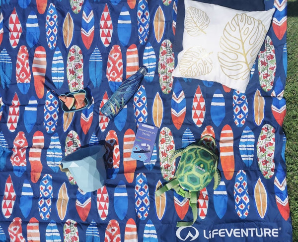 Vodotěsná pikniková deka – Surfboards