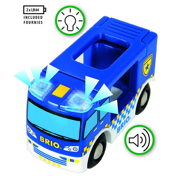 Policejní auto se zvukem