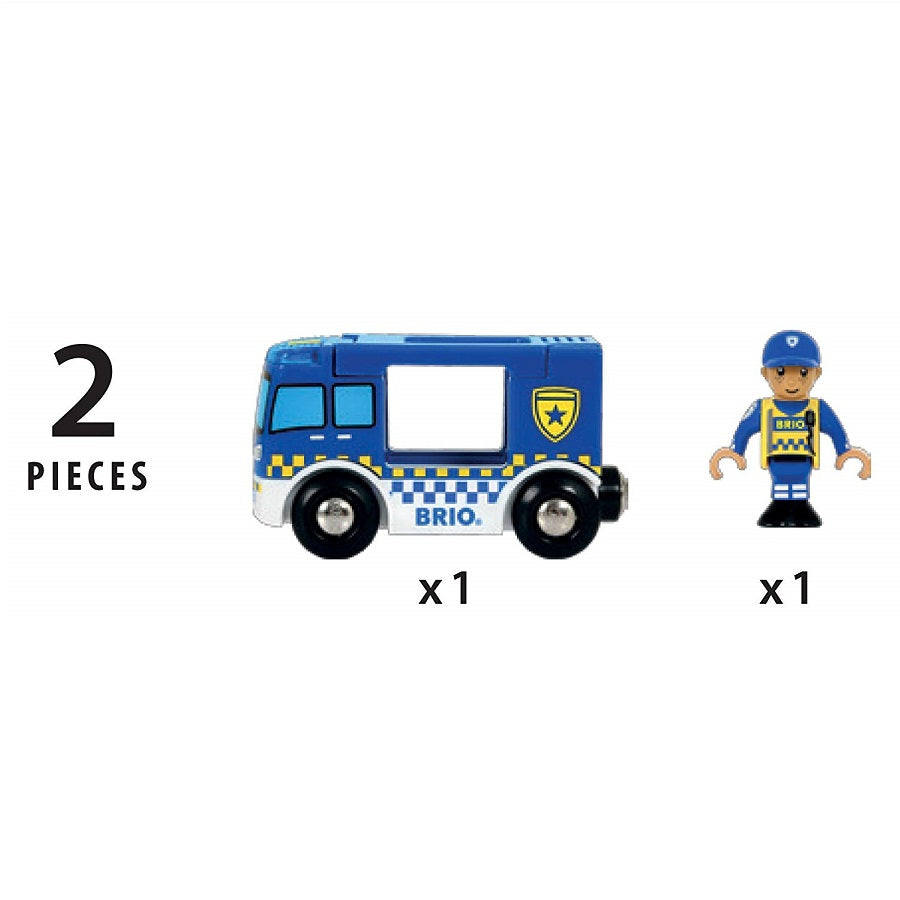 Policejní auto se zvukem