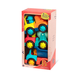 Set mit drei kleinen Baufahrzeugen mit Fahrer – Wonder Wheels - Tublu.de