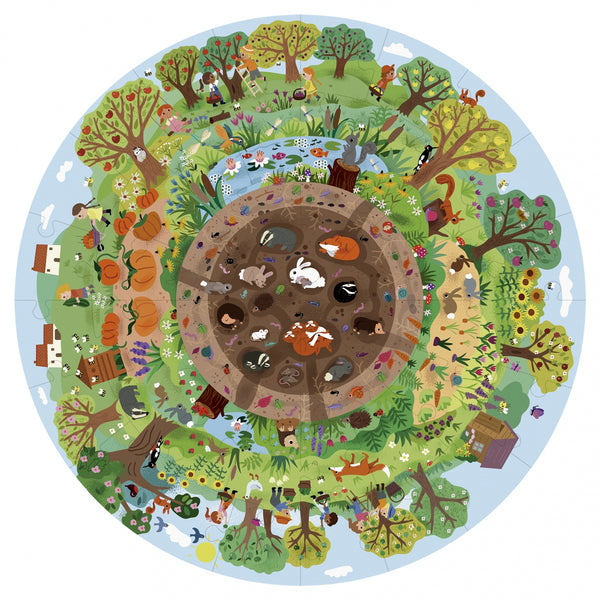 Runde Puzzles in einer Tube – Biosphäre 5+ - Tublu.de