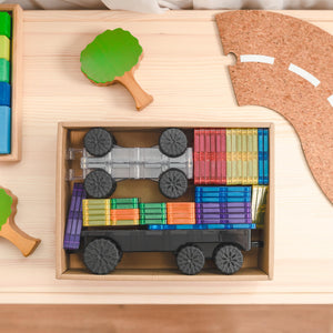 Magnetbausteine – Rainbow Transport-Set 50 Teile - Tublu.de