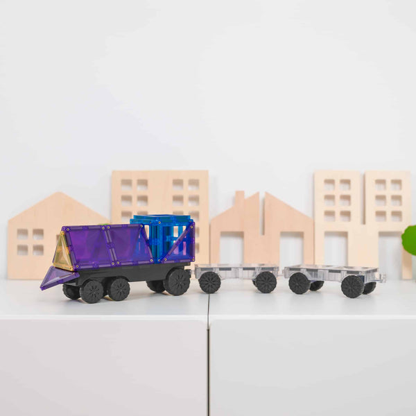 Magnetbausteine – Rainbow Transport-Set 50 Teile - Tublu.de