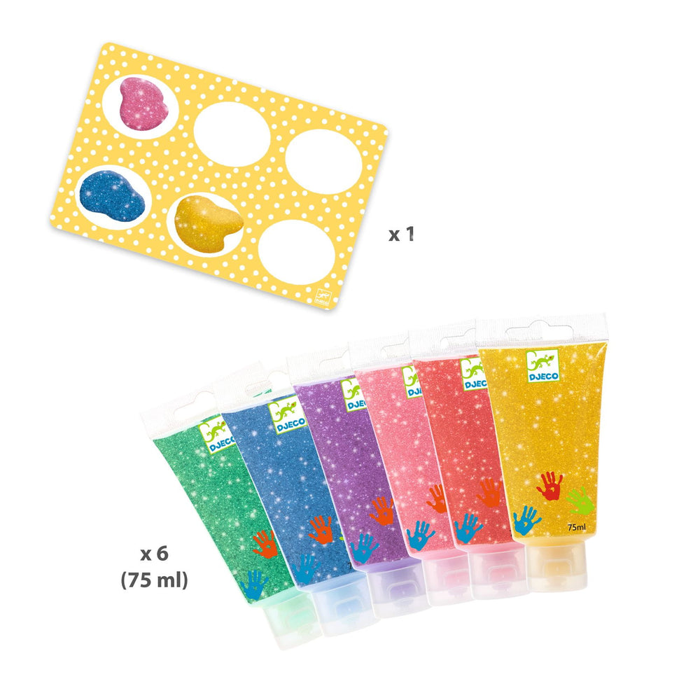 Fingerfarben – Glitzerfarben - Tublu.de