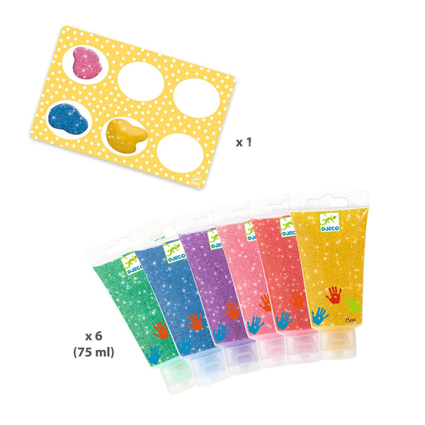 Fingerfarben – Glitzerfarben - Tublu.de