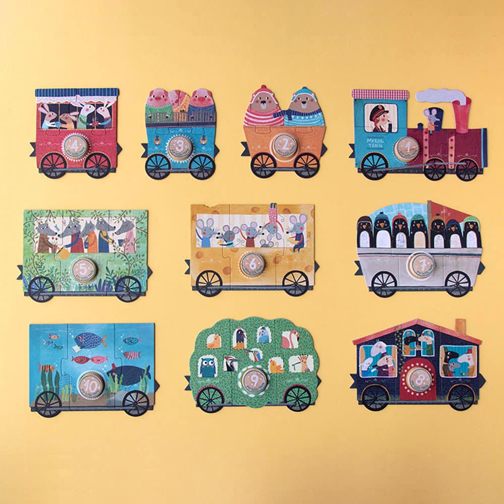 Puzzle pro děti – Můj malý vlak