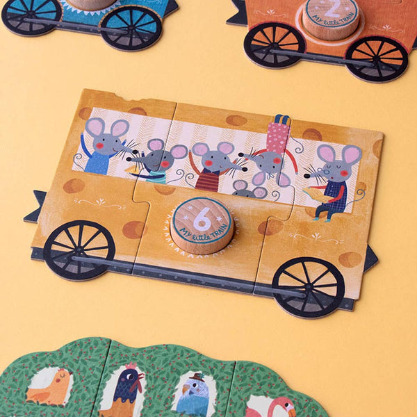Puzzle pro děti – Můj malý vlak