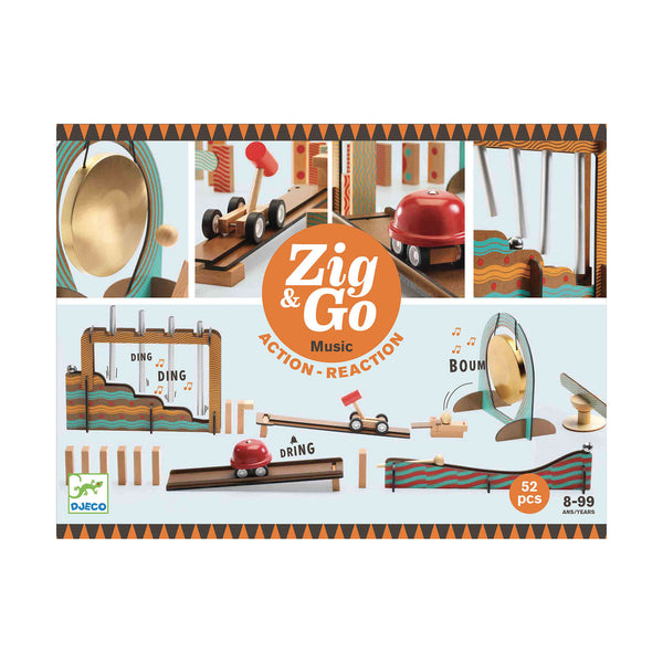Set zum Bauen von Bahnen Zig&Go  - 52 Teile - Tublu.de