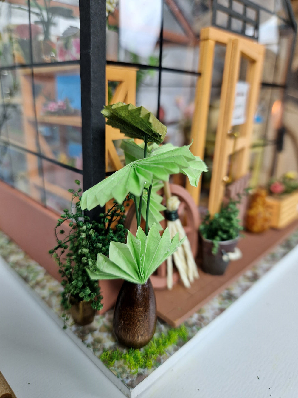 Malovaný model Mini skleník