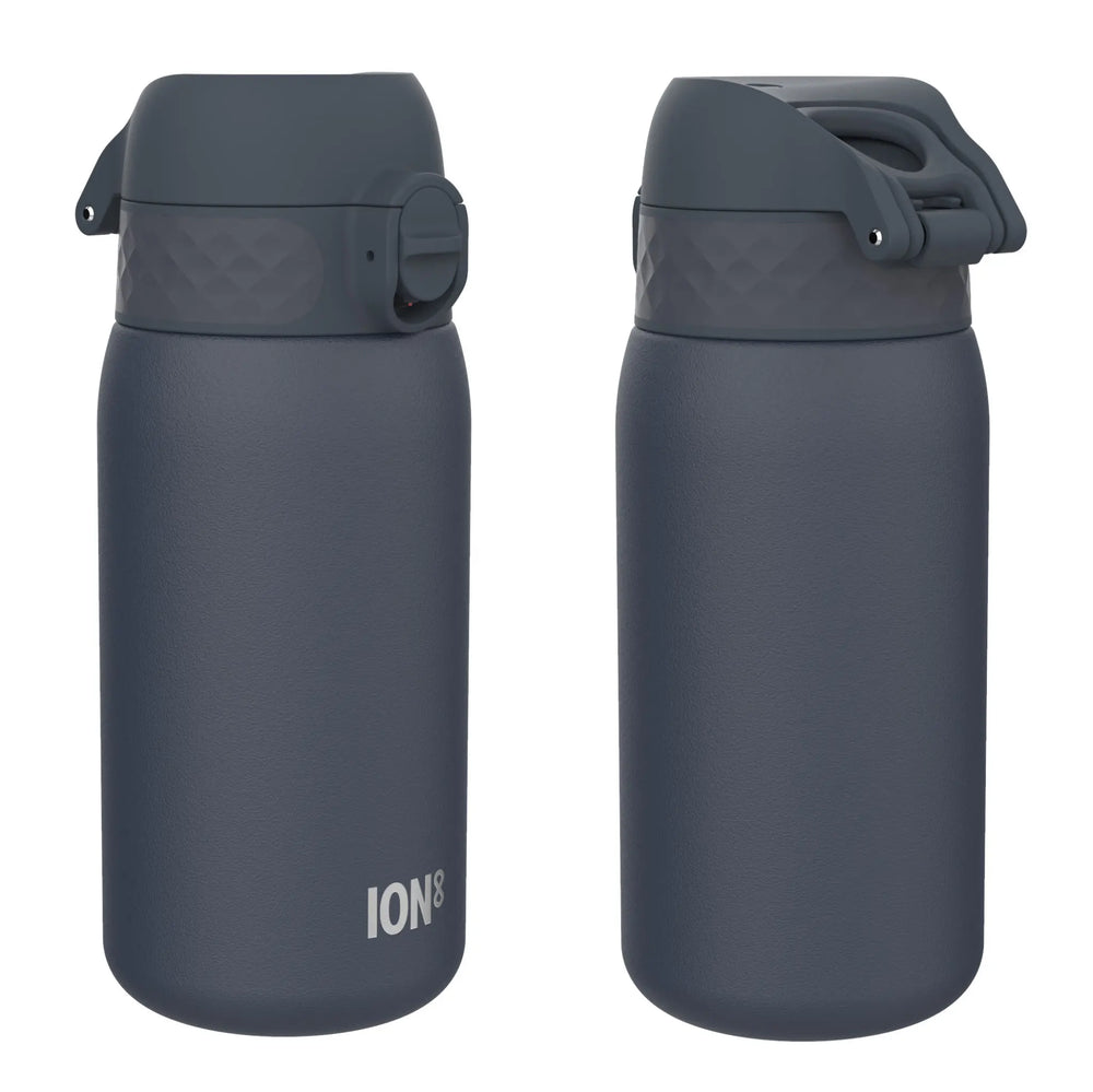 Nerezová láhev na pití 400 ml – Popelavě modrá