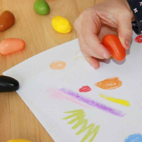 Buntstifte in einem Baumwollbeutel – 8 Farben - Tublu.de