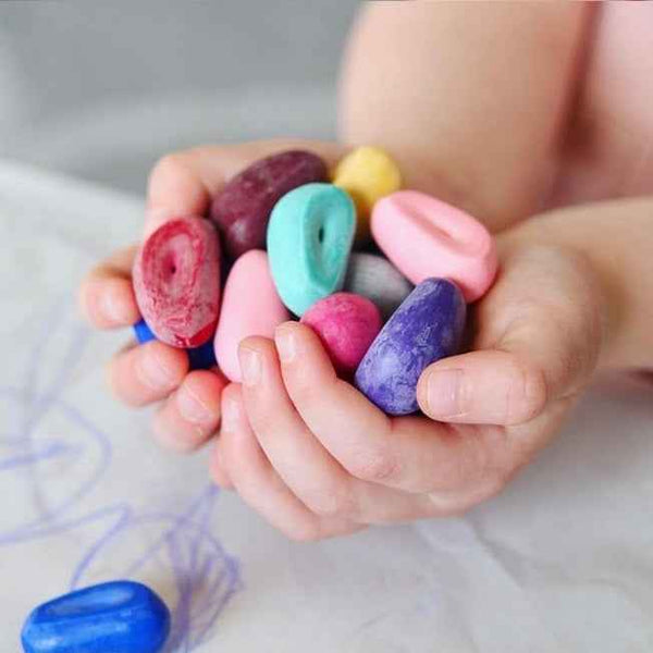 Buntstifte in einem Baumwollbeutel – 8 Farben - Tublu.de