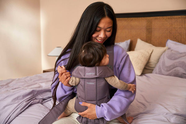 Dětské nosítko MINI Cotton – Tmavě fialové
