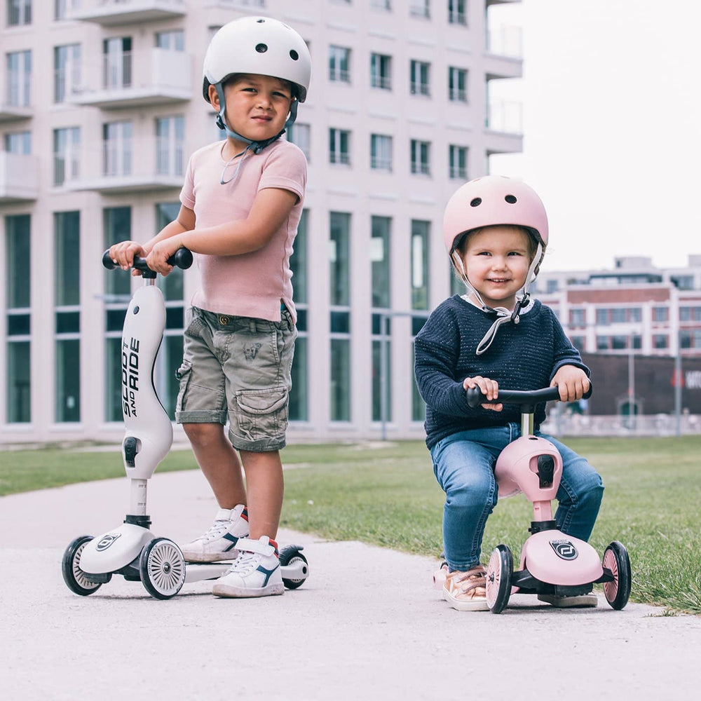 Roller und Fahrrad 2in1 Highwaykick  1-5 Jahre - Rose - Tublu.de