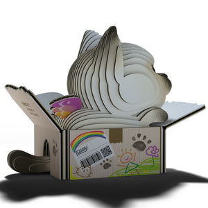 Öko-Puzzle 3D – Siamkatze Mocha - Tublu.de