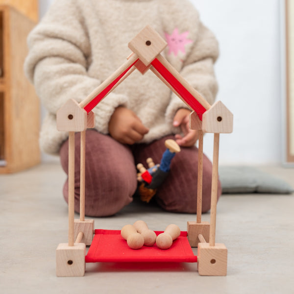 Dřevěné kostky Mini S – 42 ks