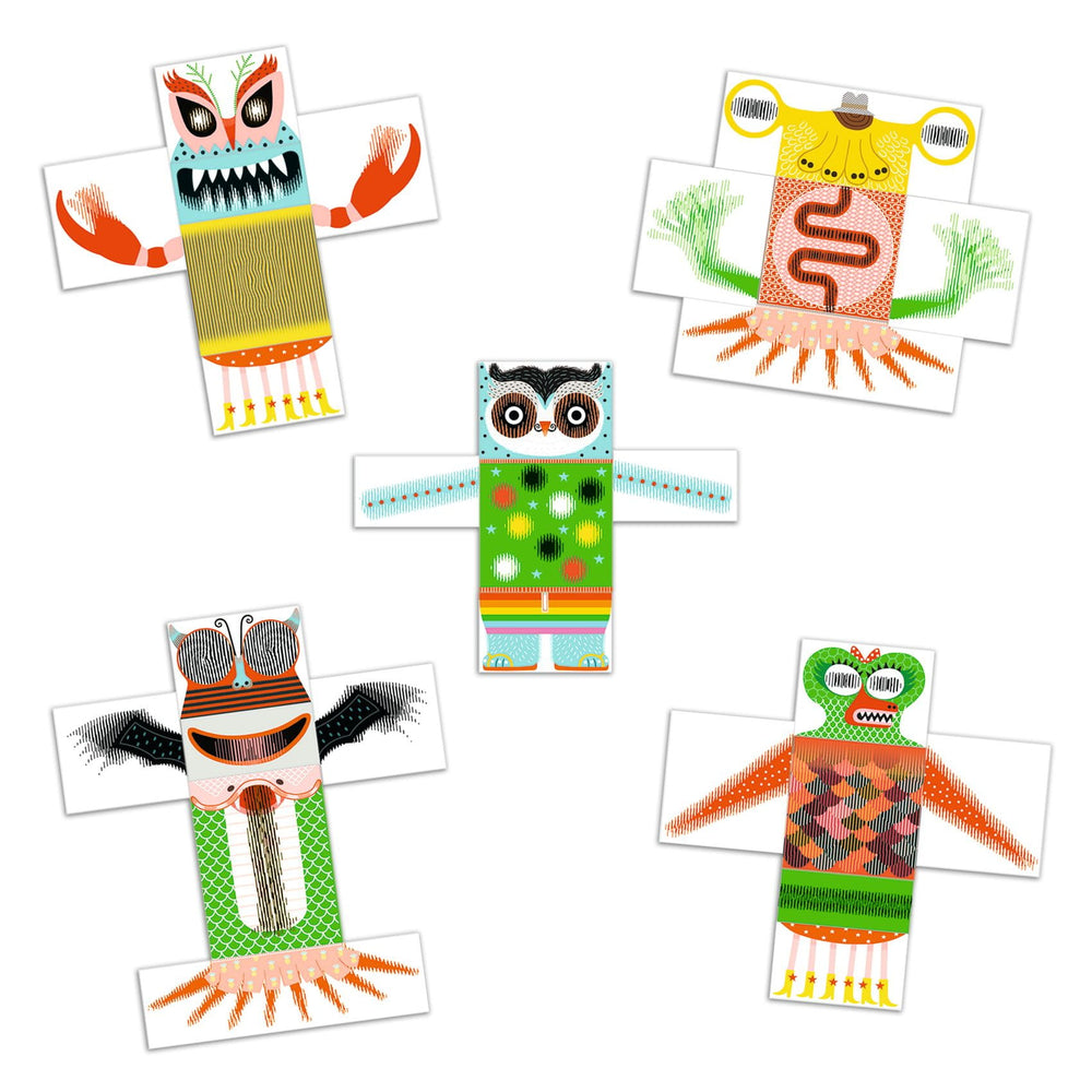 Magnetisches Puzzle  - Kinoptik Rigolo-Monster - Tublu.de