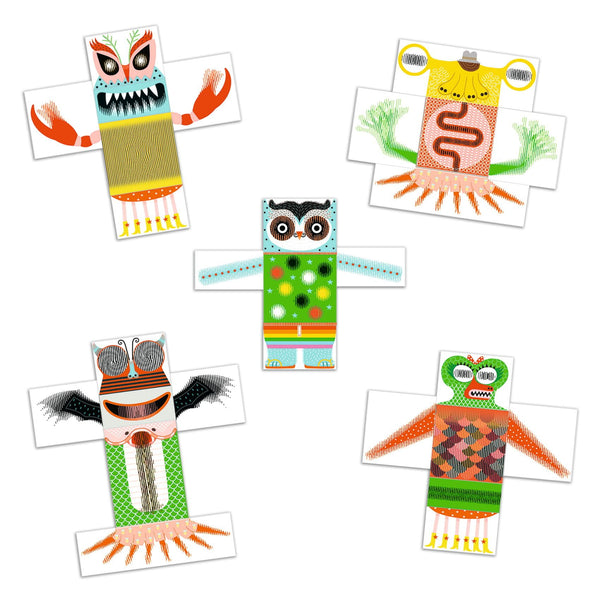 Magnetisches Puzzle  - Kinoptik Rigolo-Monster - Tublu.de