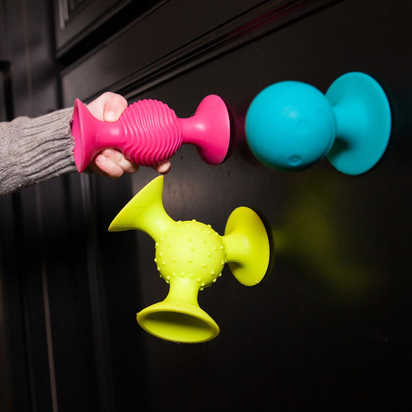 Rasseln Saugnäpfe Pip Squigz Loops - Bobo Orange - Tublu.de