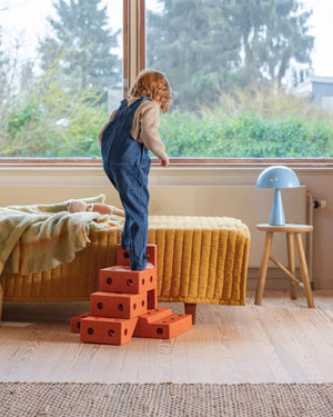 Kreative Bausteine zur Förderung der Grobmotorik Explorer Set – orange 15 in 1 - Tublu.de