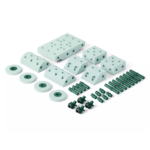 Kreative Bausteine zur Förderung der Grobmotorik Dreamer Set – mint 25 in 1 - Tublu.de