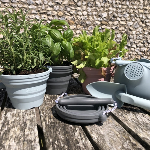 Mini-Silikoneimer mit Schaufel – Lila - Tublu.de
