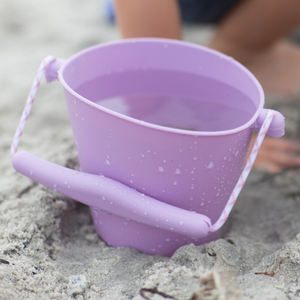 Zusammenklappbarer Eimer für Wasser und Sand – Lila - Tublu.de