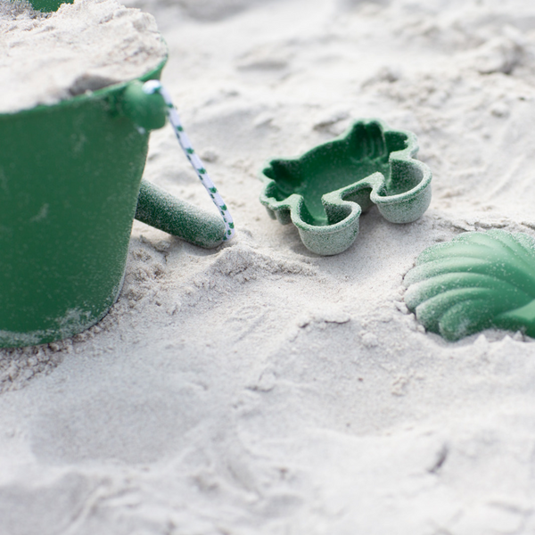 Zusammenklappbarer Eimer für Wasser und Sand – Dunkelgrün - Tublu.de