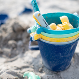 Zusammenklappbarer Eimer für Wasser und Sand – Petrol - Tublu.de