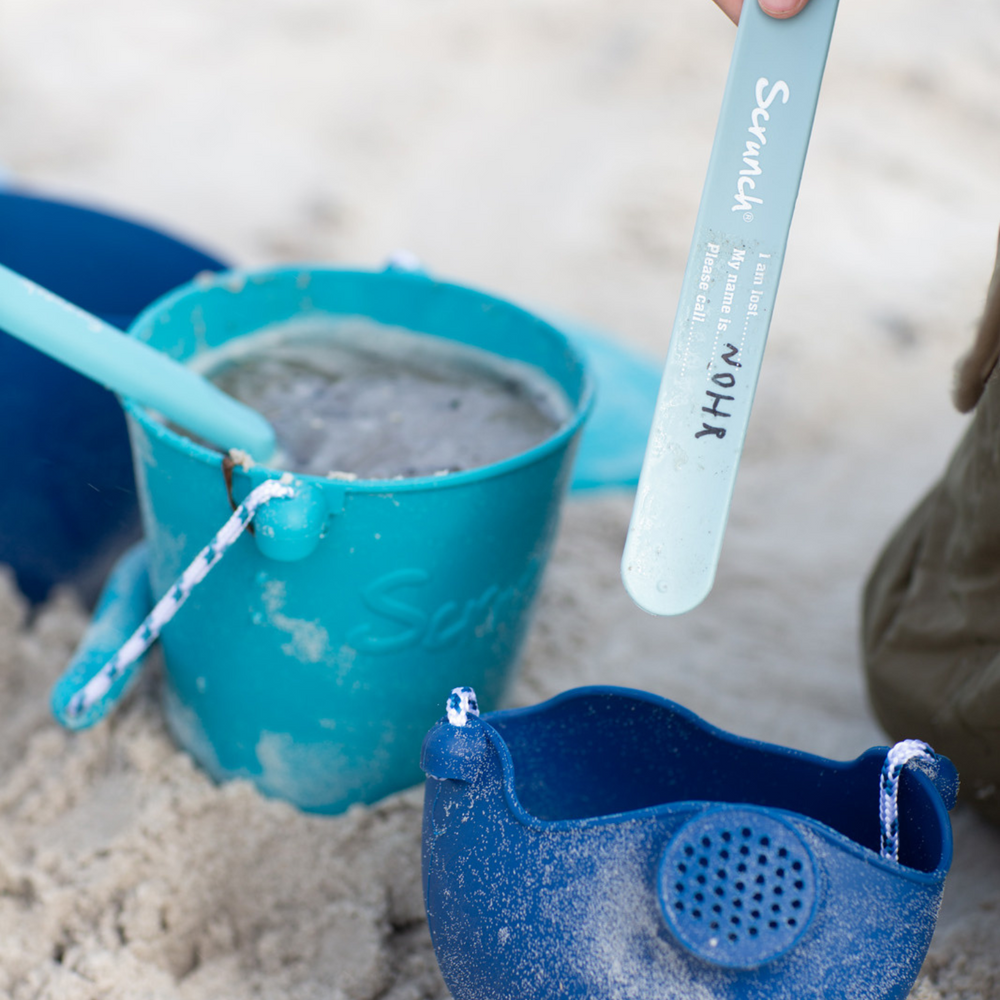 Zusammenklappbarer Eimer für Wasser und Sand – Petrol - Tublu.de