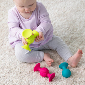 Rasseln Saugnäpfe Pip Squigz Loops - Bobo Orange - Tublu.de