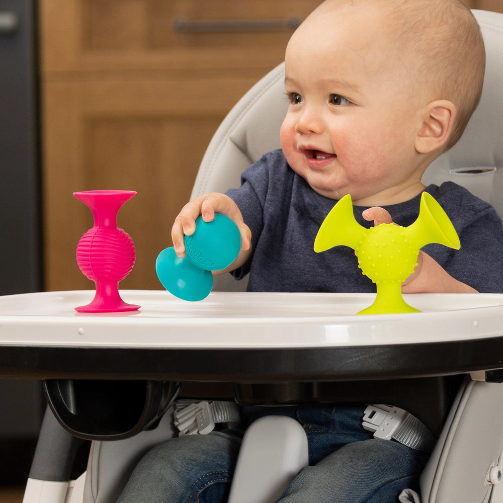Rasseln Saugnäpfe Pip Squigz Loops - Bobo Orange - Tublu.de