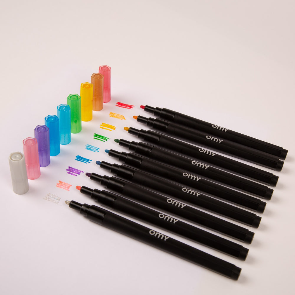 Marker - Glitter 9 Stk. - Tublu.de