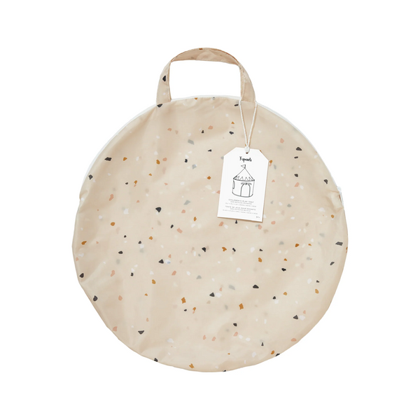 Hrací stan pro děti Recycled – Terrazzo Béžový