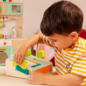 Registrační pokladna se skenerem a čtečkou karet – Mini Cashier Playset