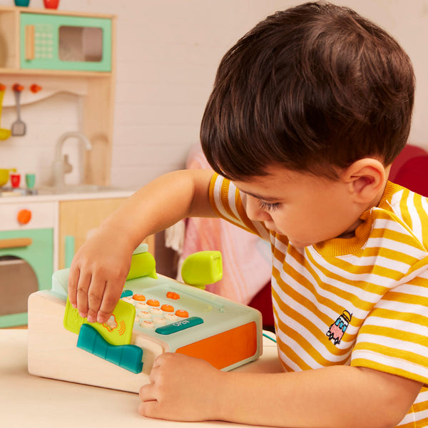 Registrační pokladna se skenerem a čtečkou karet – Mini Cashier Playset