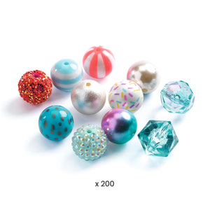 Set zum Basteln von Schmuck - Silberne Blasen - Tublu.de