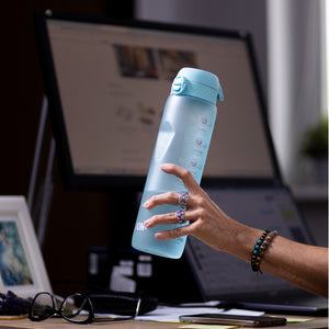 Láhev na pití 1000 ml – Motivátor Modrá