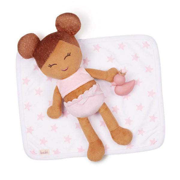 Panenka do vany Bath Doll Babi s hnědými vlasy