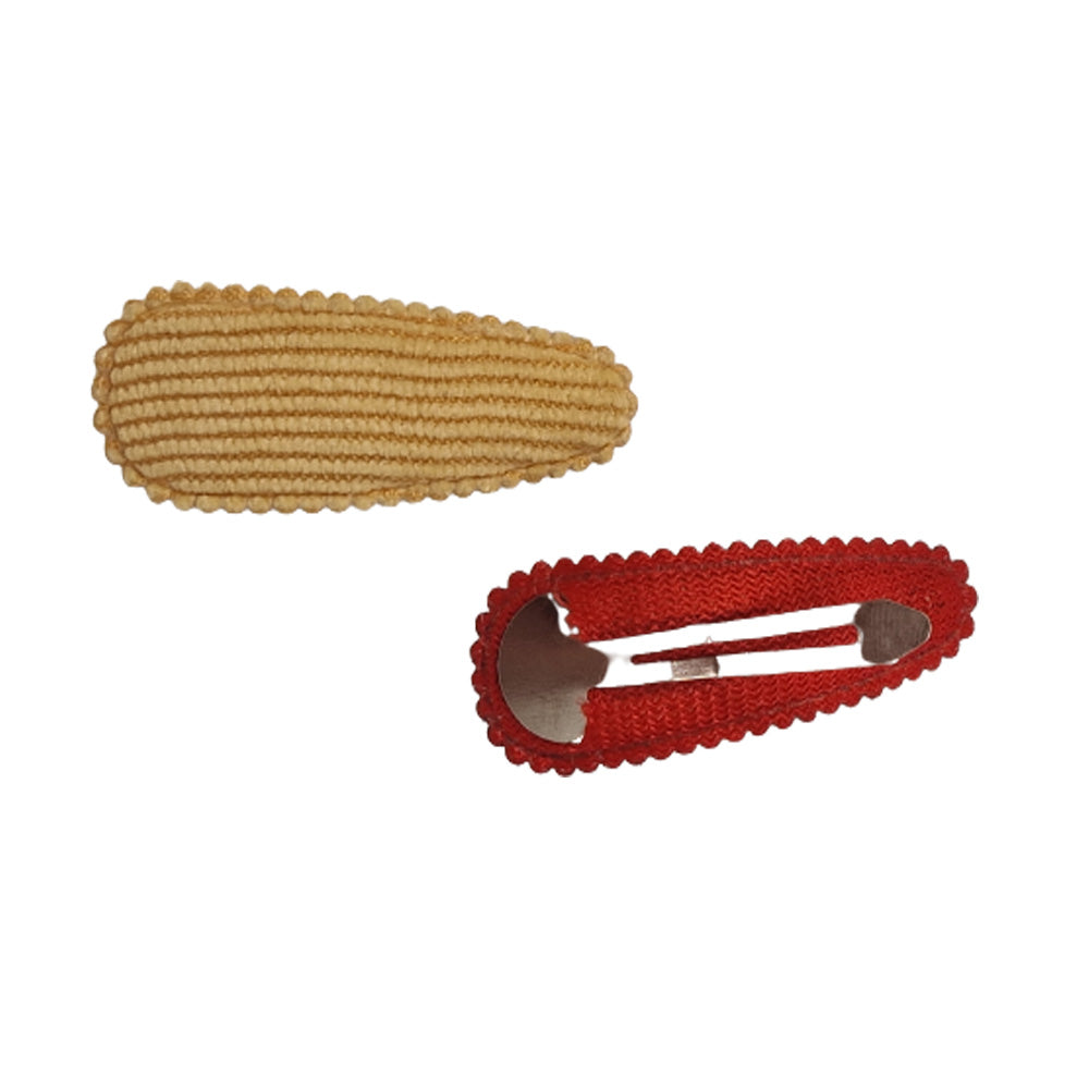 Sponky do vlasů Cuty Clips – Bunny Ears Žluto-červené