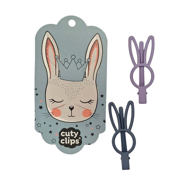 Sponky do vlasů Cuty Clips – Bunny Eyes Fialovo-modré