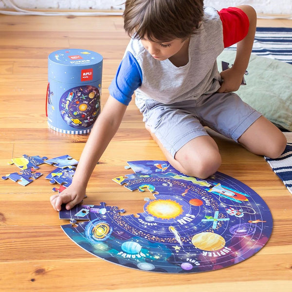 Rundes Puzzle in einer Tube – Sonnensystem 5+ - Tublu.de