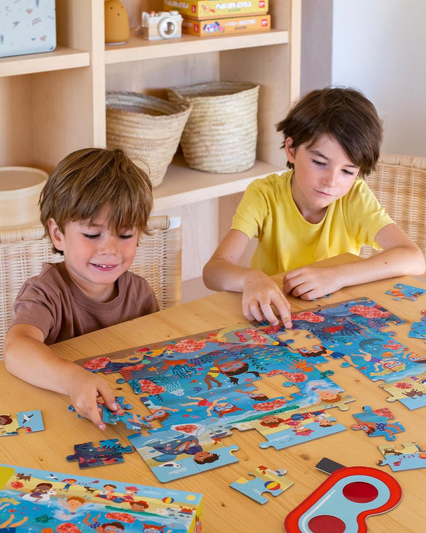 Puzzle mit Zauberbrille – Strand 4+ - Tublu.de