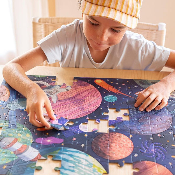 Im Dunkeln leuchtendes Puzzle – Sonnensystem 5+ - Tublu.de