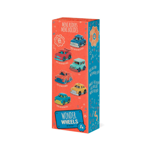 Sada se 6 malými auty Wonder Wheels – 6 Mini Riders
