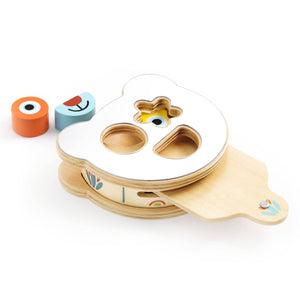 Dřevěná vkládačka se zrcátkem – Baby Boomi